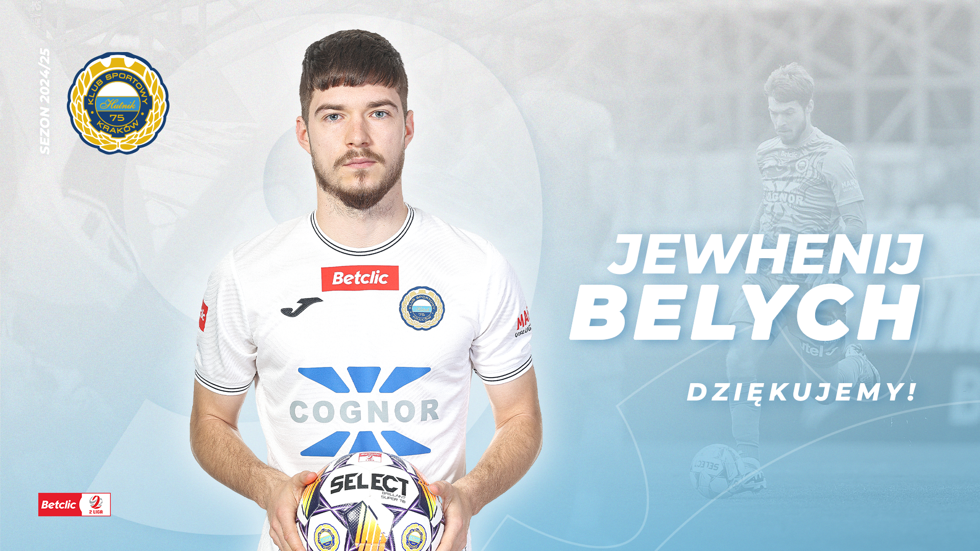 Jewhenij Belych opuszcza Suche Stawy